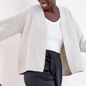 ADAY Soft Landing Cashmere Jardigan • Grey • S